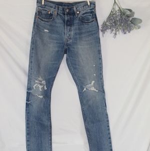 Levis 501 skinny jeans